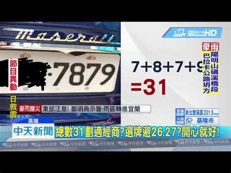 車牌4號|吉利車牌人人愛 有人不忌諱想要有4車牌